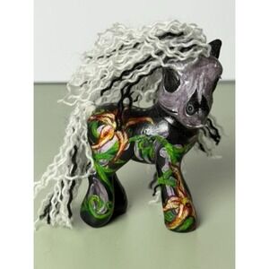 OOAK My Little Pony Custom Repaint Gothic‎ Horror Art Pony Figure Hand Painted